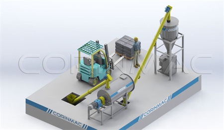 mini dry mortar mixing plant