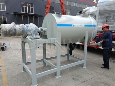 Мини-завод для производства сухих смесей single shaft ribbon mixer
