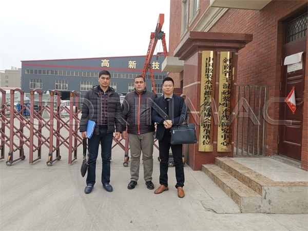 Turkmenistan customer visits factory