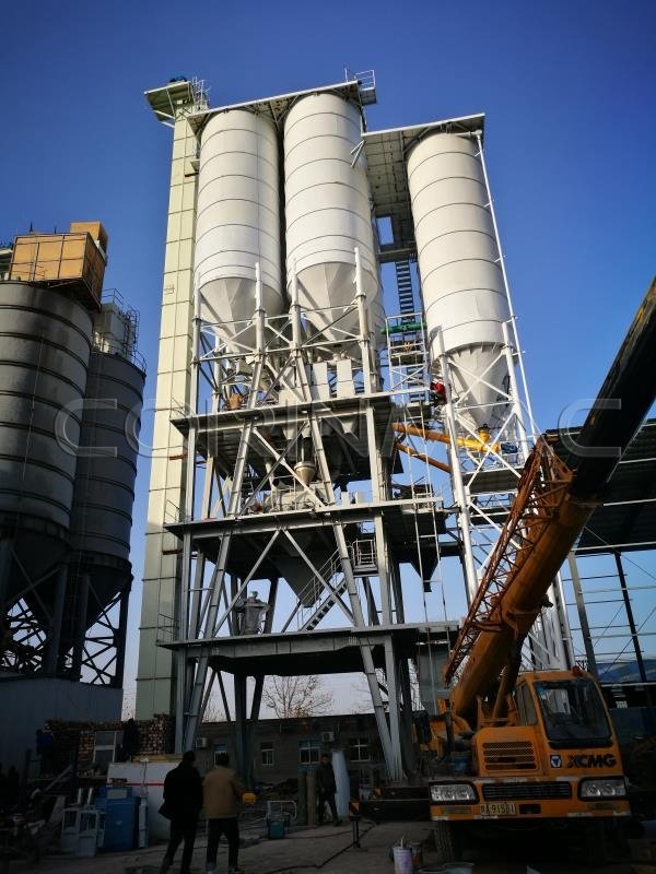 mortar production plant