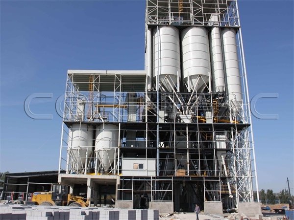 Dry mortar tower production line 20-50t/h