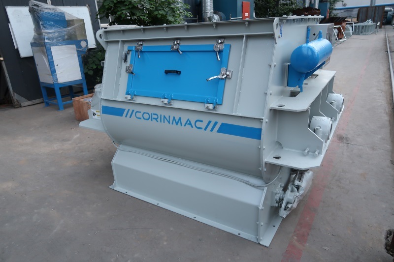 twin shaft paddle mixer, dry mortar mixer