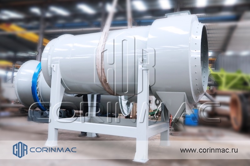 rotary dryer, burning room, burning chamber