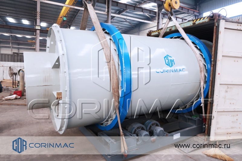 3 cylinder rotary dryer