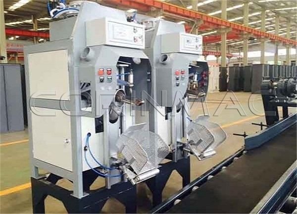 Valve and open bag packer