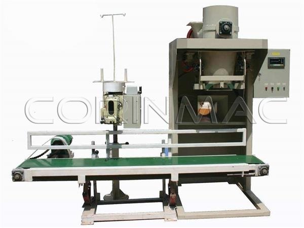 Valve and open bag packer
