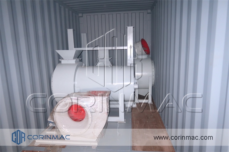 sand drying plant, rotary dryer