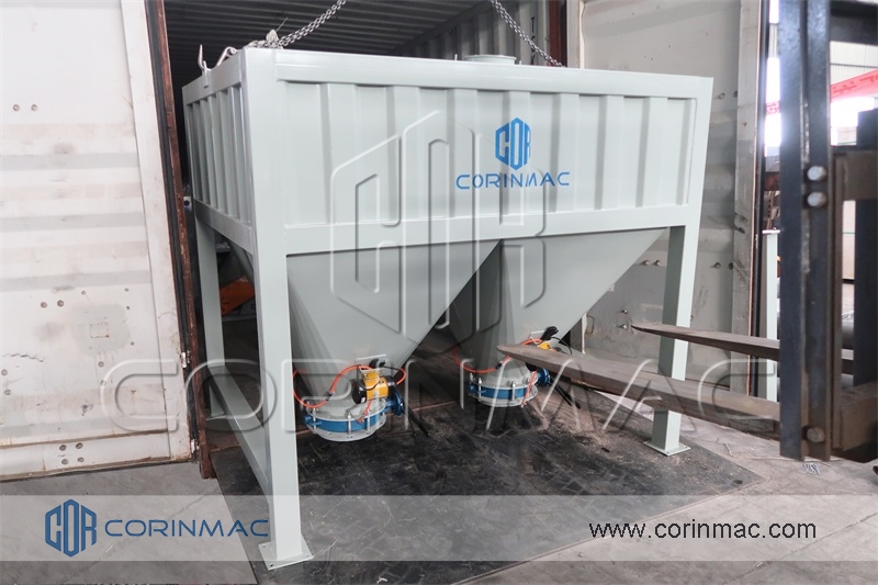 product silo, plow share mixer, dry mortar production line