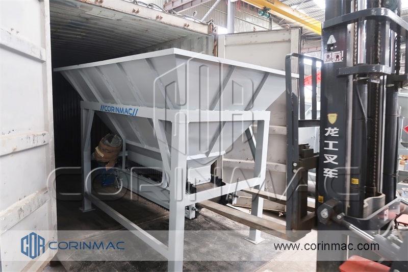 sand bin, sand drying plant