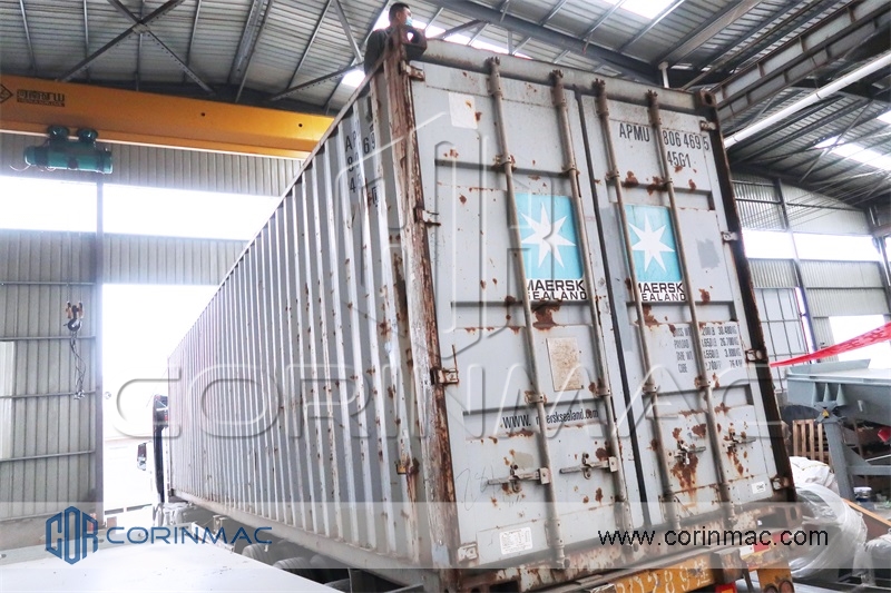 sand drying plant be put into coontainer, sand drying line