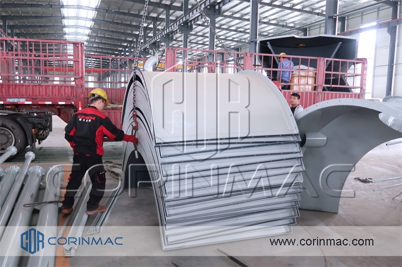 dry concrete mixing plant