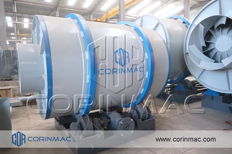 Sand drying plant & Simple dry mortar production plant be sent to Turkmenistan
