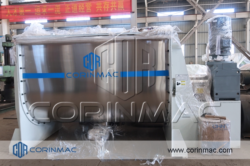 4m³ Spiral ribbon mixer and Ball mill be delivered to Thailand