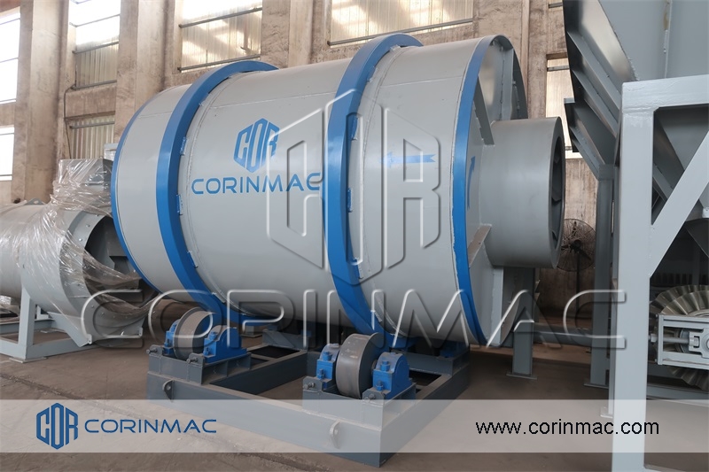 Dry mortar production plant with sand drying to Russia
