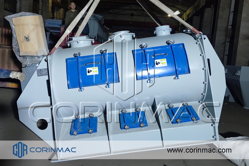 3D printed mortar concrete production equipment was sent to Curaçao.