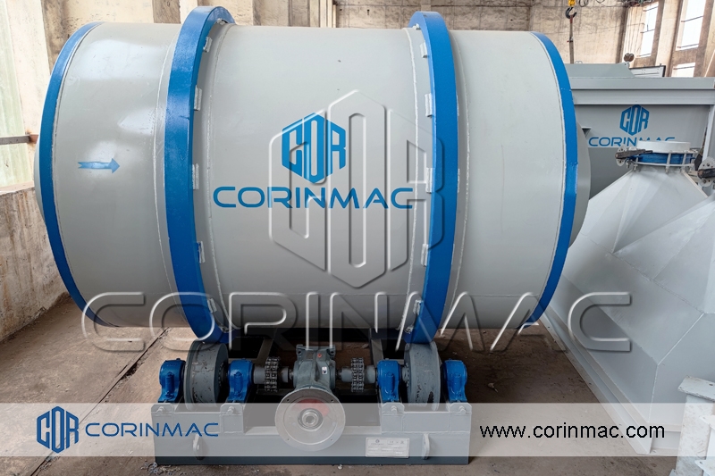 Sand drying plant + Dry mortar mixing plant be sent to Peru.