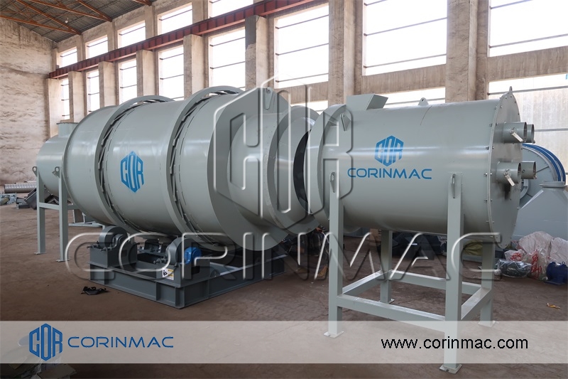 10-15TPH sand drying and dry mortar mixing plant be sent to Turkmenistan