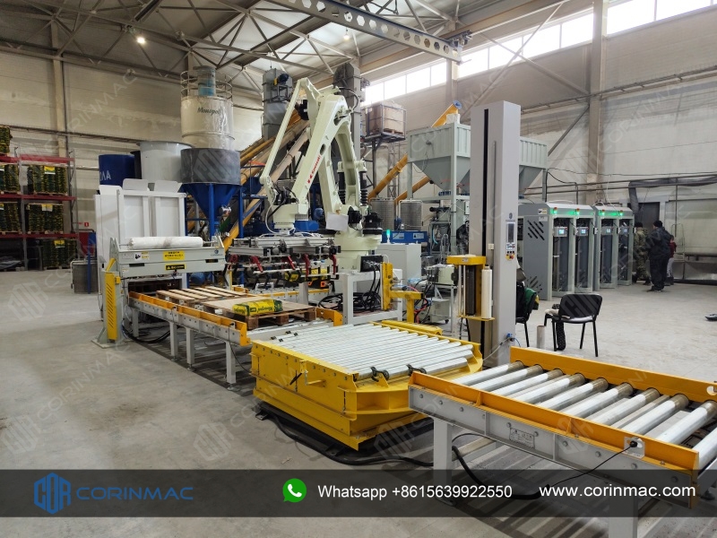 CORINMAC Automatic Packing and Palletizing Line in Yekaterinburg, Russia