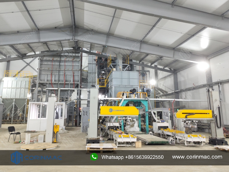 CORINMAC Dry Mortar Production Line and Automatic Packing & Palletizing Line in Irkutsk, Russia