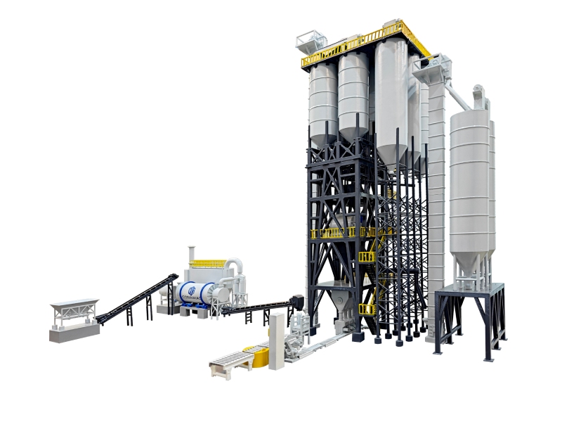 Dry mortar tower production line 20-50t/h