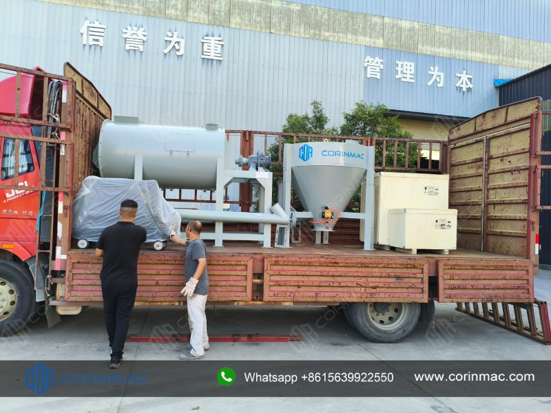 Simple Dry Mortar Production Line Successfully Delivered to Kyrgyzstan