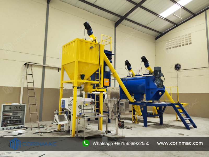 CORINMAC Simple Dry Mortar Production Line in Kenya