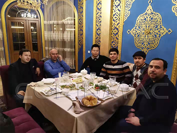 Sales engineer Oleg goes to Tashkent to meet customers