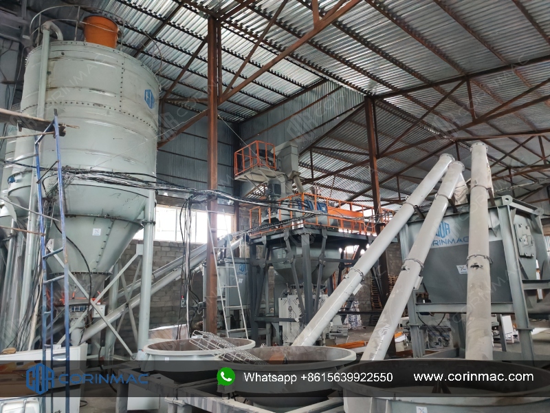 CORINMAC Customized Dry Mortar Production Lines in Kazakhstan