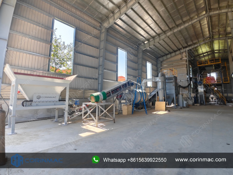 CORINMAC Customized Dry Mortar Production Line Installed in Myanmar