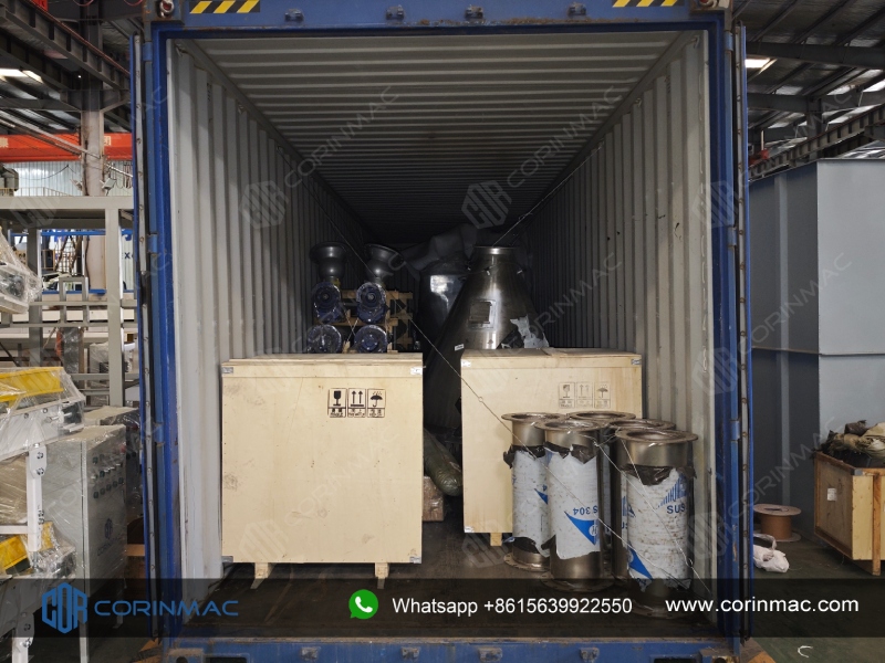 CORINMAC 1-2TPH Dry Mortar Production Line was Shipped to Russia