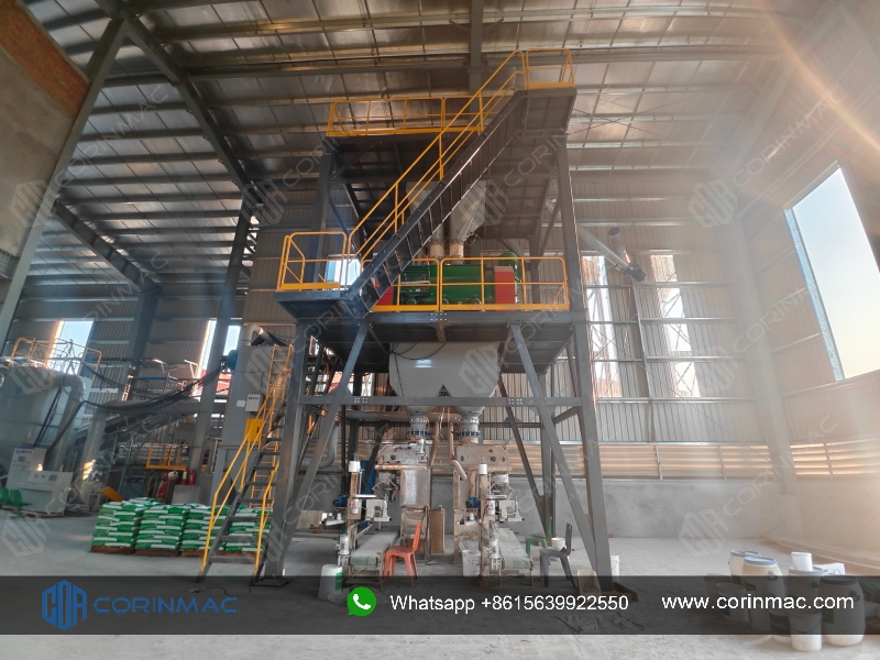 CORINMAC Customized Dry Mortar Production Line Installed in Myanmar