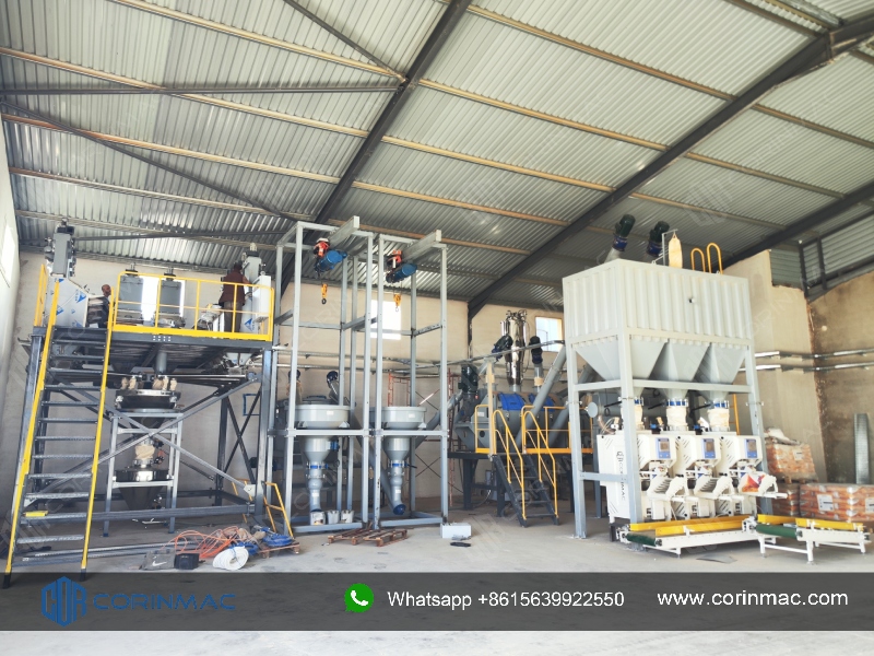 CORINMAC Dry Mortar Production Line Successfully Installed in Libya