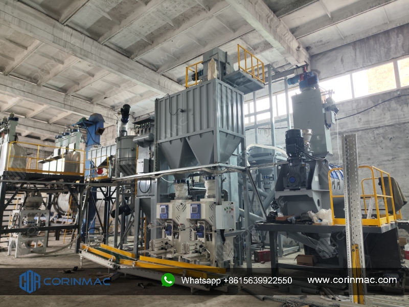 The Installation and Commissioning of the Complete Dry Mortar Production Line in Russia has been Successfully Completed