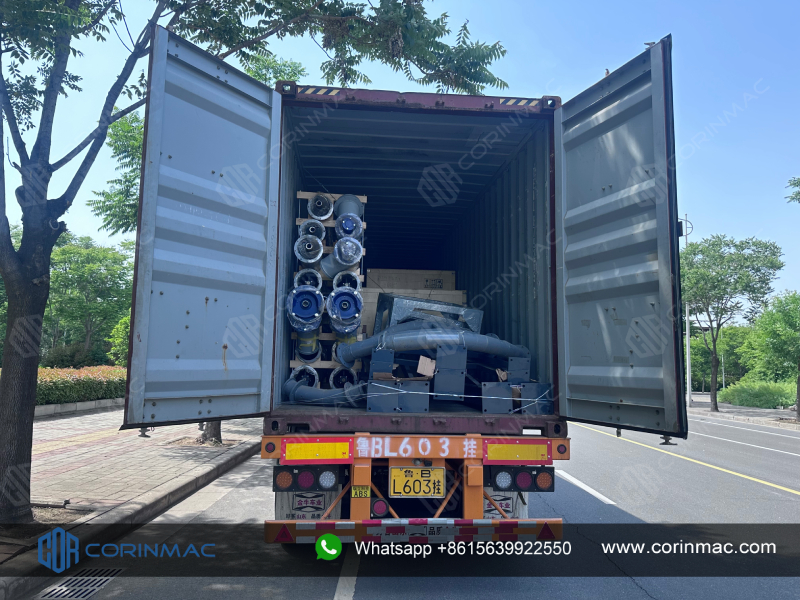 CORINMAC 5TPH Dry Mortar Production Line was Delivered to Cyprus