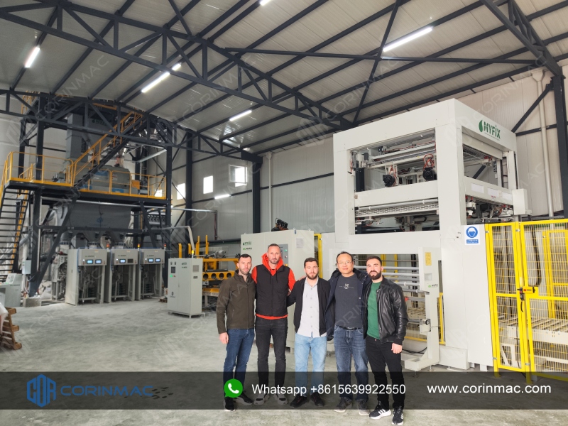 CORINMAC Vertical Dry Mortar Production Line in Kosovo