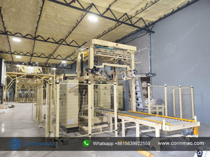 CORINMAC Dry Mortar Packaging and Palletizing Line in Russia