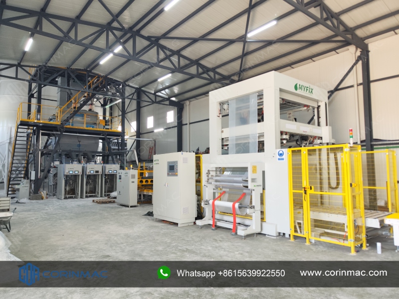 CORINMAC Automatic Dry Mortar Production Line has Been Successfully Installed and Commissioned in Kosovo