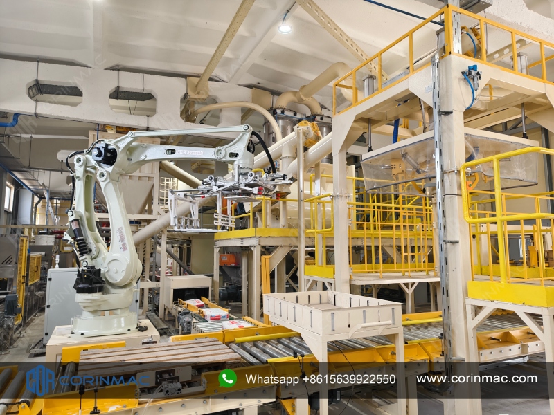 CORINMAC Fully Automatic Wall Putty Production Lines in Uzbekistan
