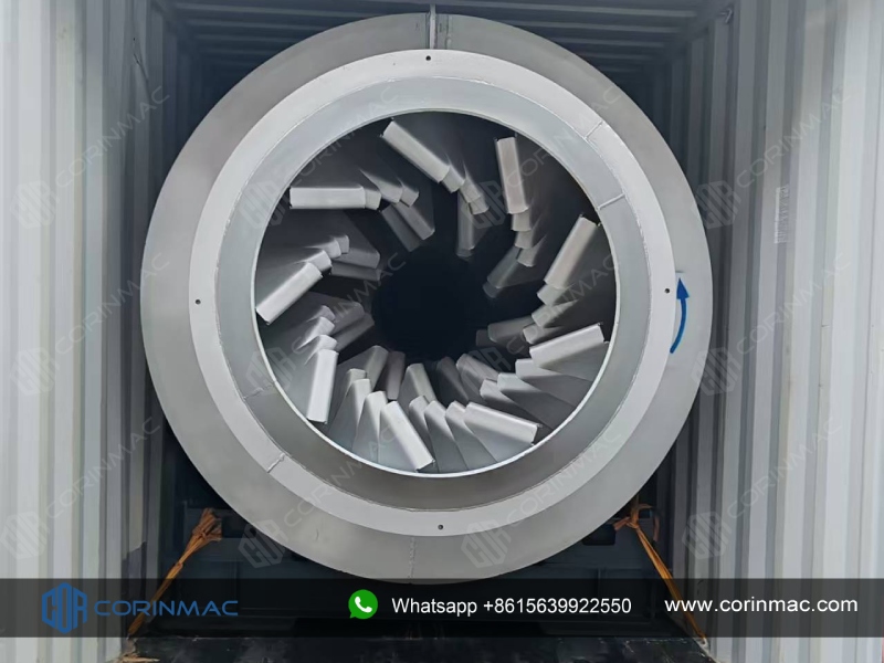 CORINMAC 15-20TPH Sand Drying Production Line Successfully Shipped to Hungary