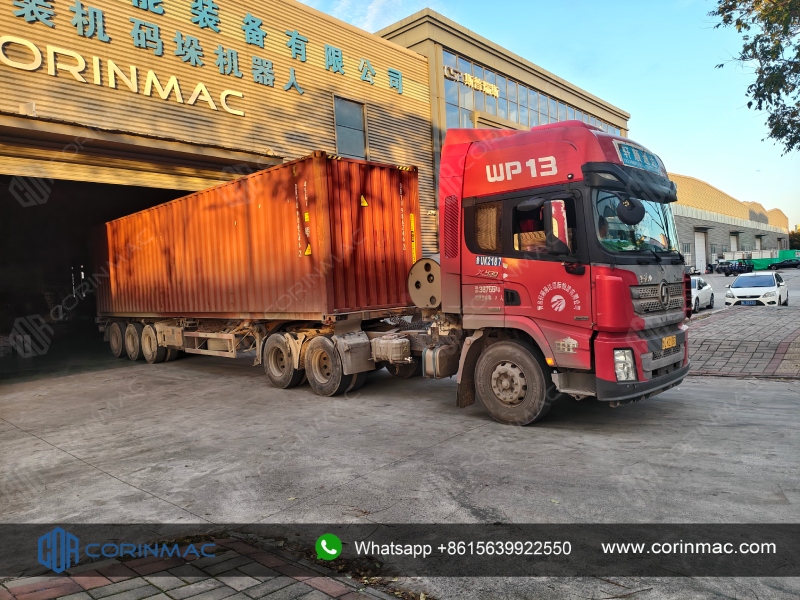 CORINMAC Automatic Palletizing Line Successfully Shipped to The UAE